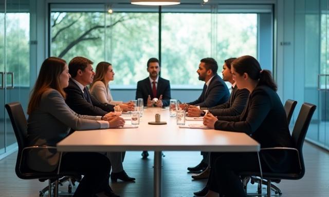 Dubois Legal Associates team in boardroom